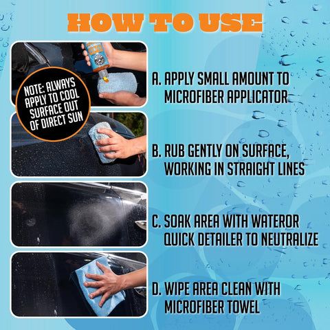 Chemical Guys, Heavy Duty Water Spot Remover Gel for Glass & Paint, 16 oz