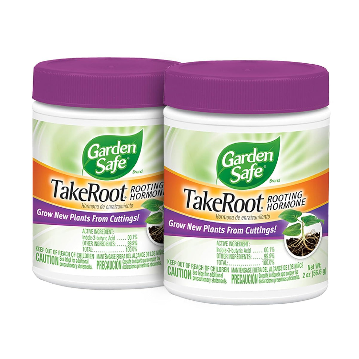 Garden Safe Take Root Rooting Hormone 2 Oz, Promotes Rooting, 2 Pack