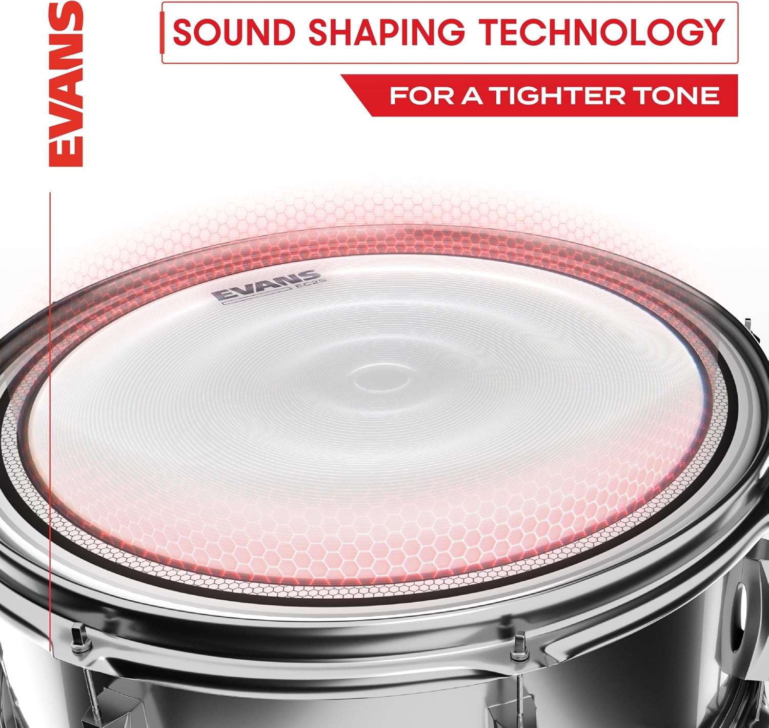 Evans Drum Heads - EC2S Coated Tom Drumhead, 12 Inch