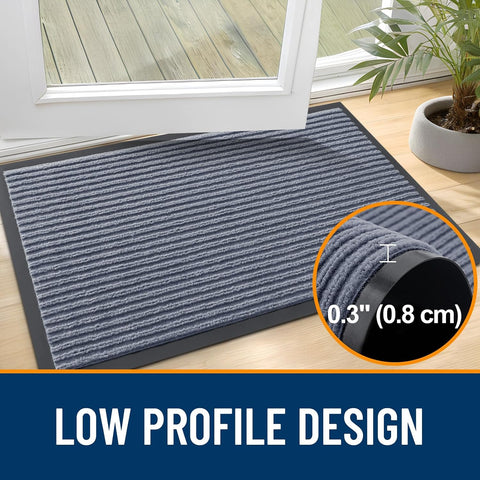 OLANLY Front Door Mat 71x34, Waterproof Heavy-Duty Indoor Outdoor Doormat