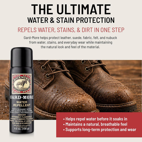 Gard-More Water & Stain Repellent, Leather & Suede Protector Spray
