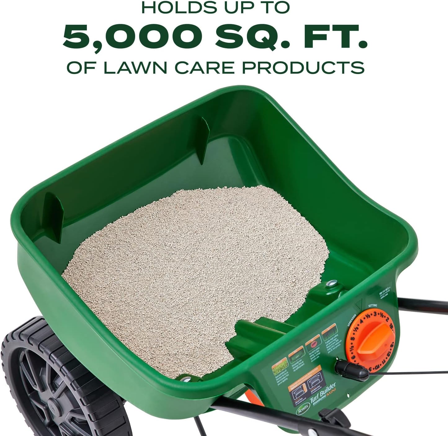 Scotts Turf Builder EdgeGuard Mini Broadcast Spreader