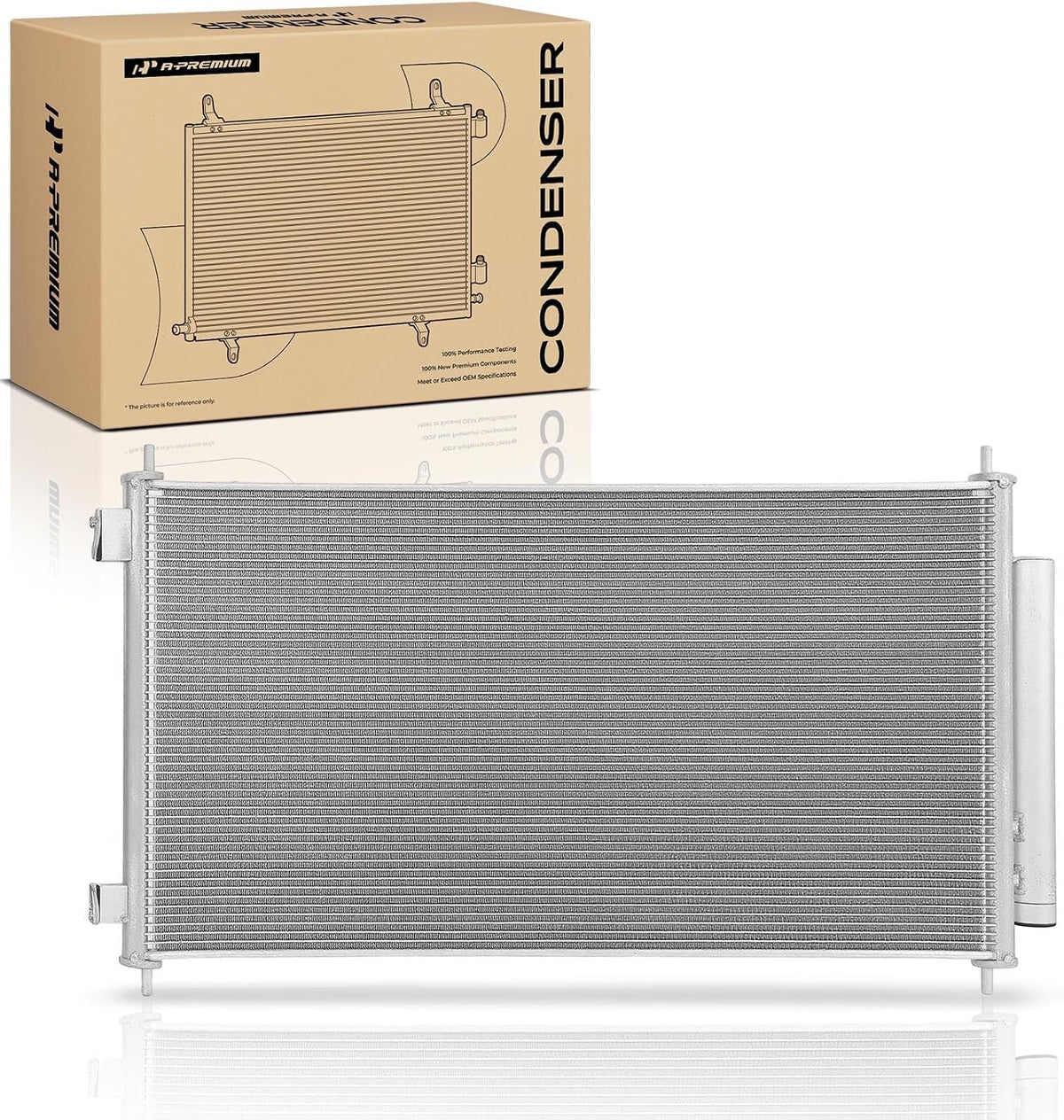 A-Premium Air Conditioning Condenser Compatible with Honda