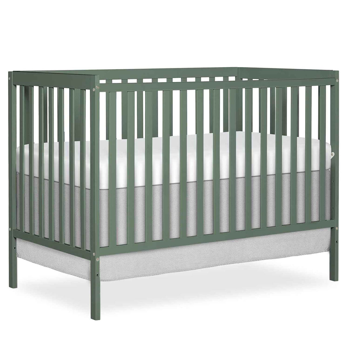 Dream On Me Synergy 5-in-1 Convertible Full Size Baby Crib, Meadow Green