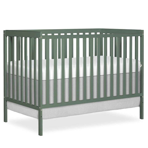 Dream On Me Synergy 5-in-1 Convertible Full Size Baby Crib, Meadow Green
