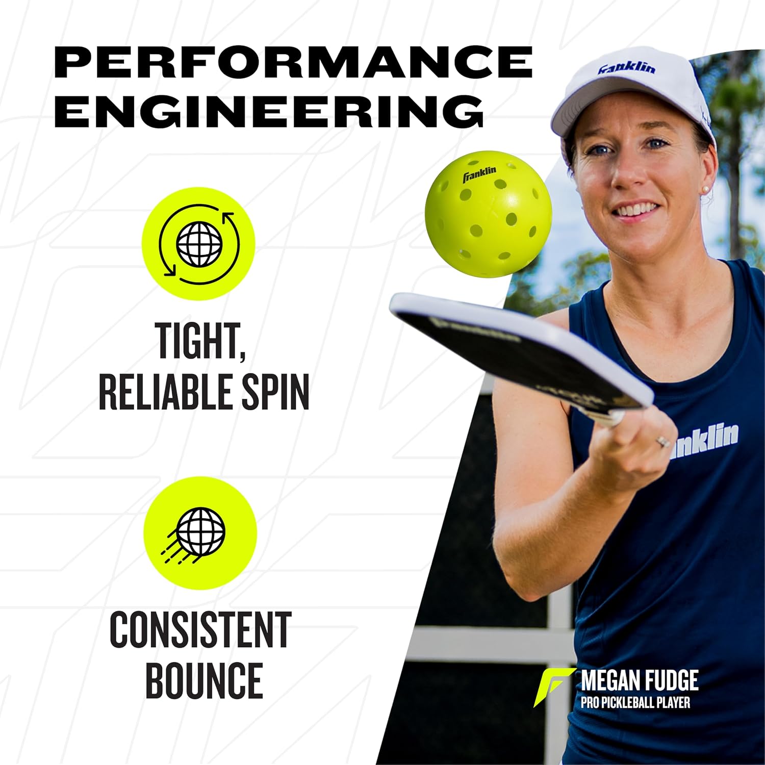 Franklin Sports X-40 Outdoor Pickleballs - USAP Approved