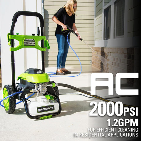 Greenworks 2000 PSI (1.2 GPM) Electric Pressure Washer