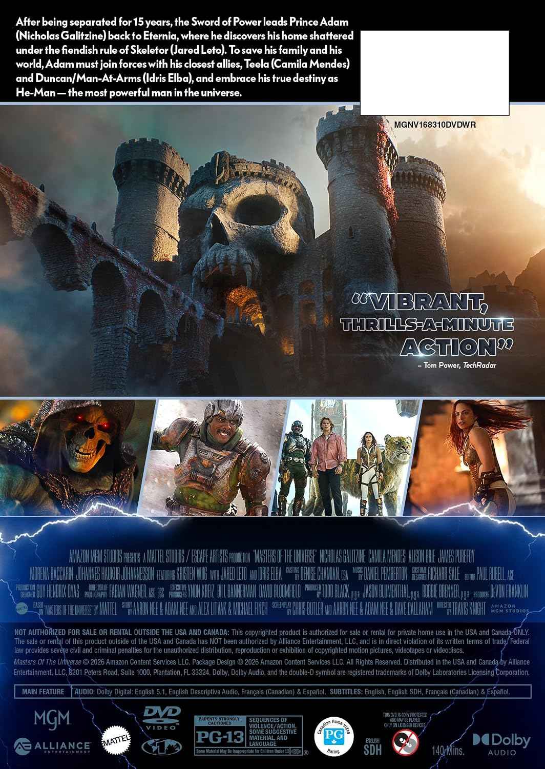 Masters Of The Universe (2026) DVD