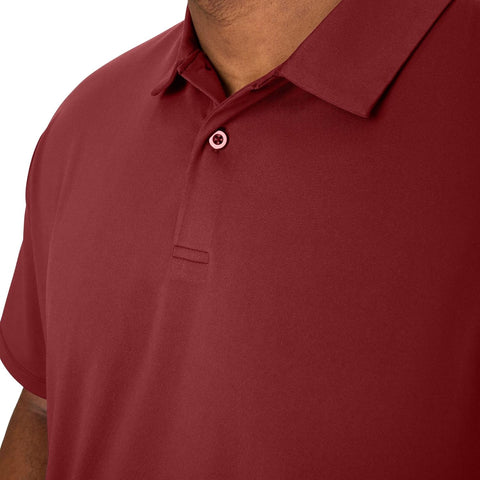 Hanes Men's Moves Performance Polo, Short Sleeve Polo Shirt for Men, Moisture-Wicking