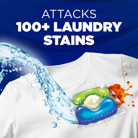 ARM & HAMMER Plus OxiClean 5-in-1 Laundry Detergent Power Paks, 42 Count