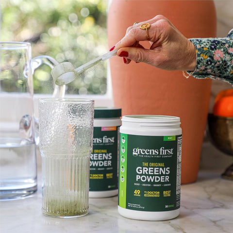 Greens First Original Greens Powder, Mint, 60 Servings