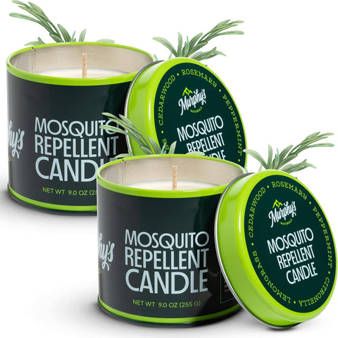Murphy's Naturals Citronella Mosquito Repellent Candles, 9 oz (Pack of 2)