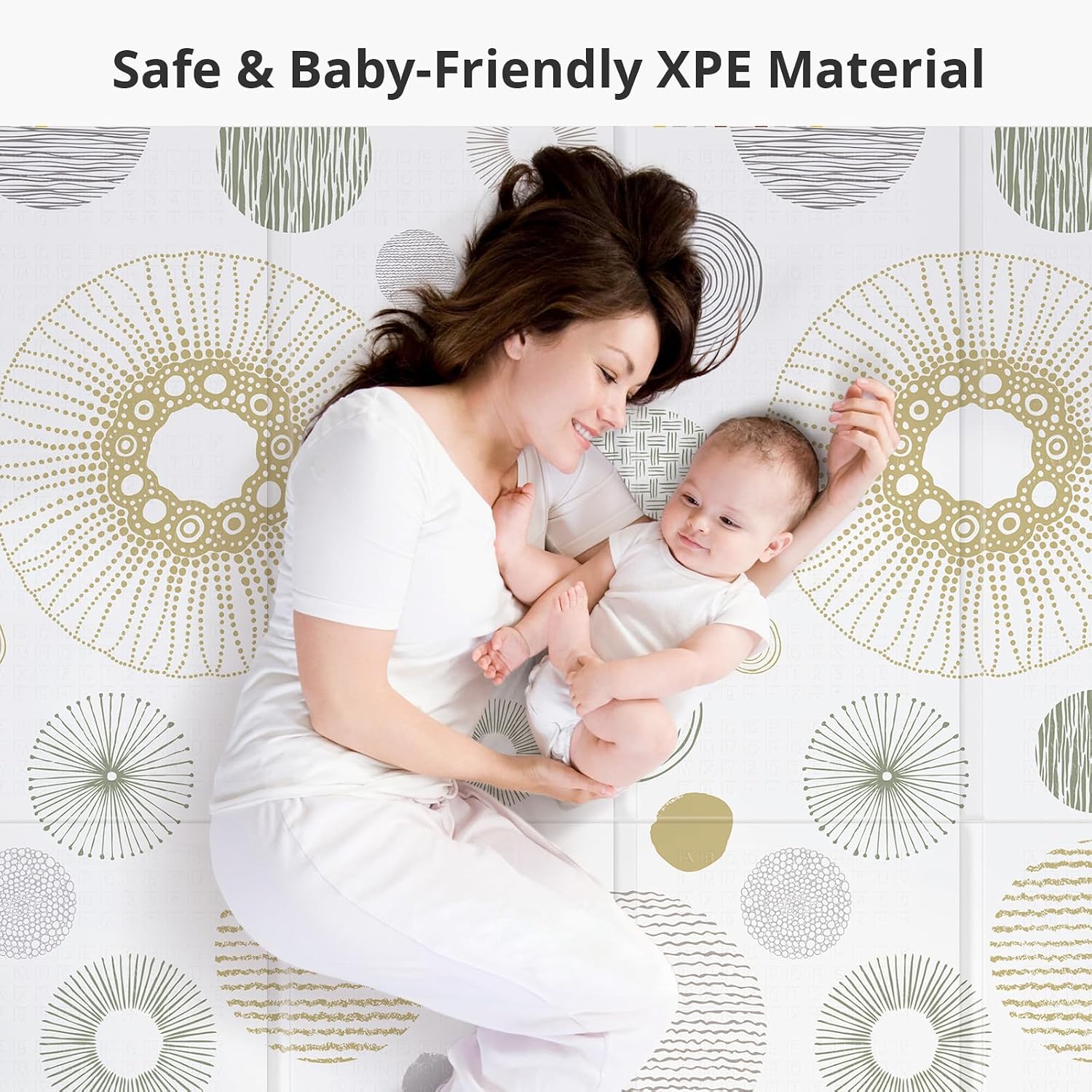 Extra Large Baby Play Mat 79x70, PIGLOG Foldable Baby Play Mat,0.4" Playmat