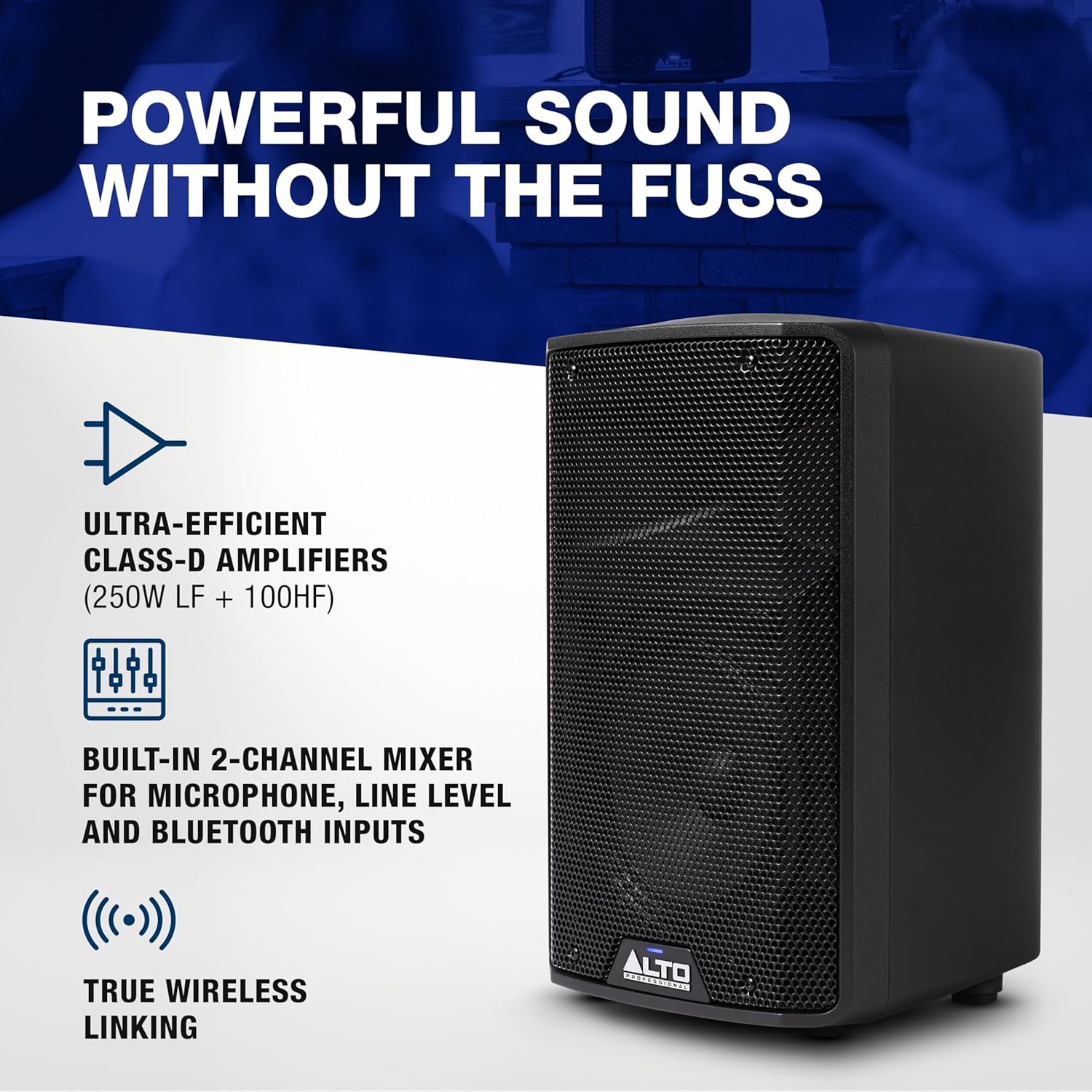 ALTO TX410 350W 10" Powered PA Speaker
