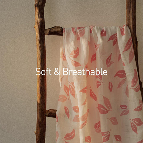 GLLQUEN BABY Muslin Swaddle Blankets 4Pk Receiving Blanket Large 35" x 40"