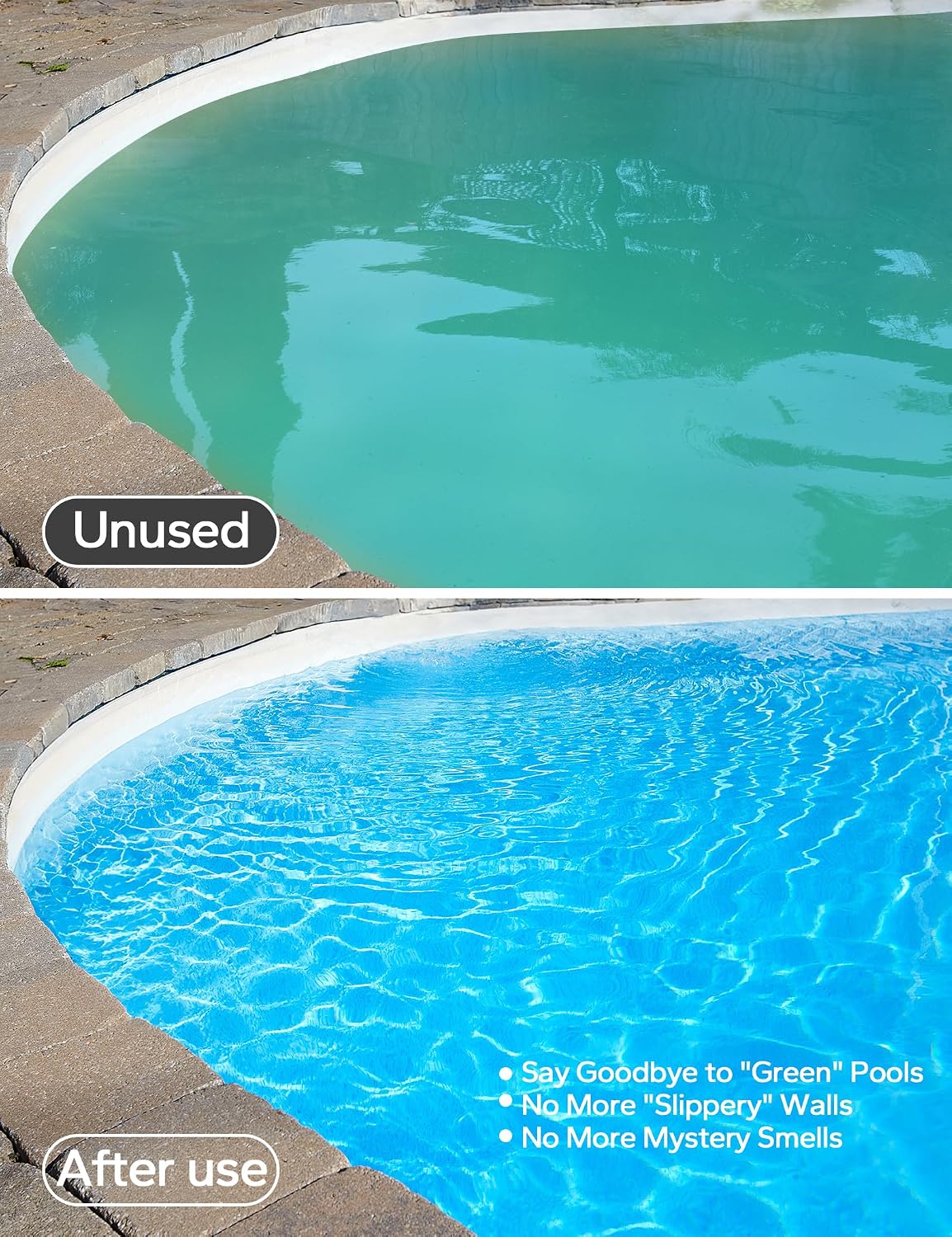 SUMMERBUDDY 4 in 1 Pool Winterizing Kit for Above Ground Pool Handle Up to 15,000 Gallons, Pool Closing Kit, Winter Pool Closing Kit, Winterizer for Inground Pools