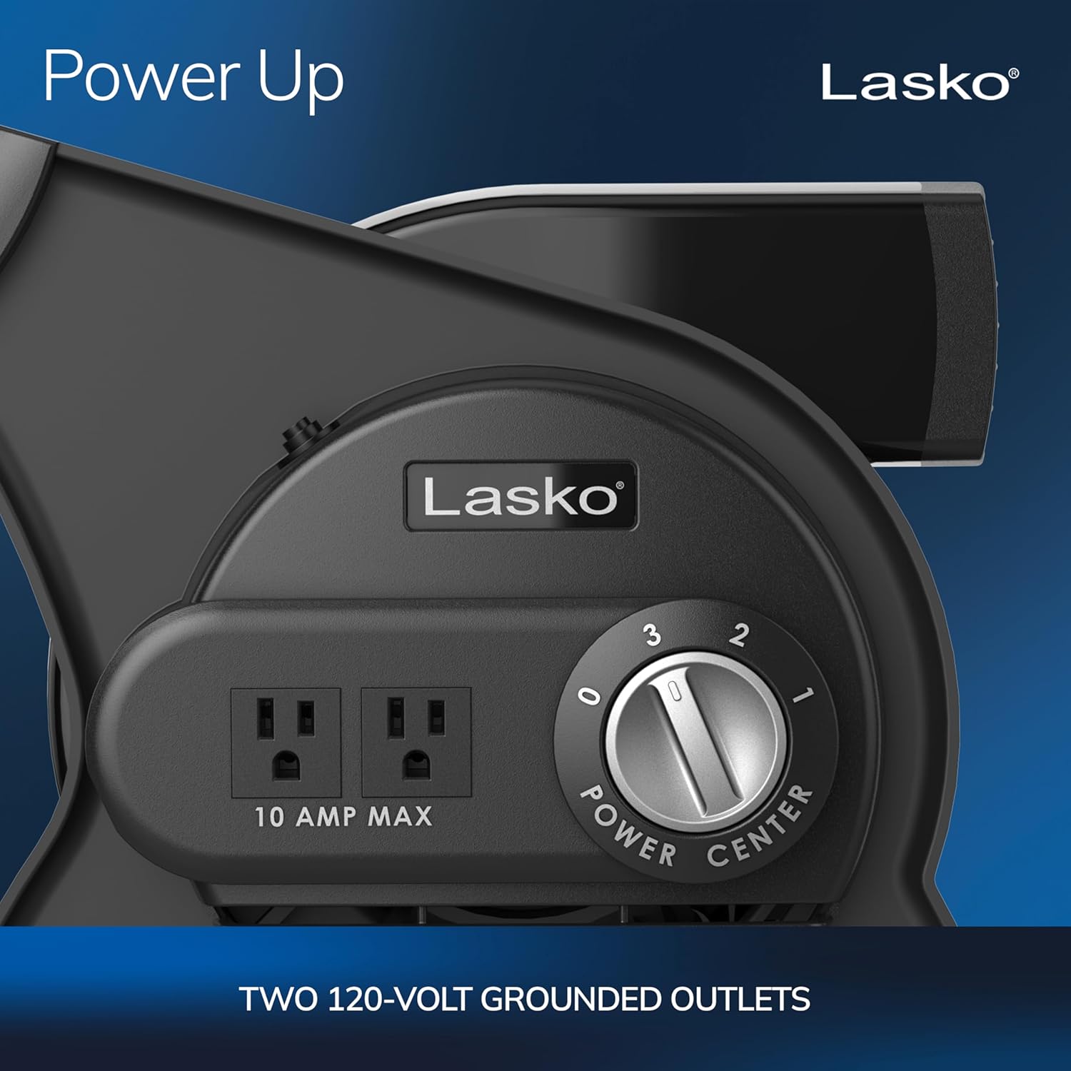 Lasko Pivoting High Velocity Portable Utility Fan - 12" - U12104 - Black