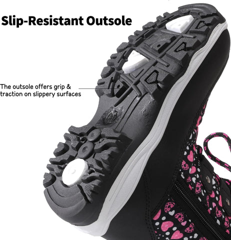 DREAM PAIRS Girls Winter Snow Boots