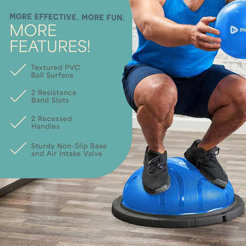 Lifepro Horizon Half Balance Ball Trainer with 440 lb Capacity Stability