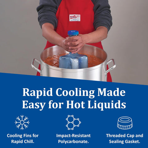 Food Cooling Paddle, San Jamar Rapi-Kool, 64 oz, Set of 2
