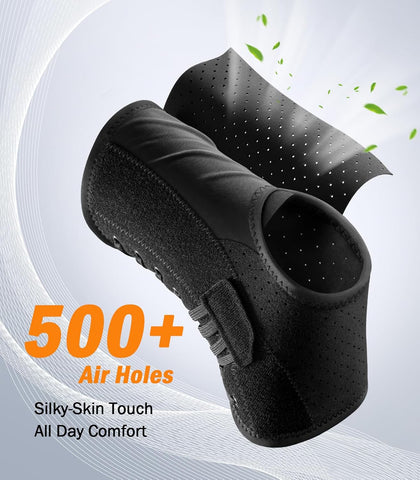 Slim-Fit Ankle Brace for Sprained Ankle, Quick Lace Up Ankle Support for Women Men With 2 Auto-Shaped Pads, Air Fabric Cool Ankle Stabilizer for Injury Recover, Running,Sports,S(10”-11.6”)