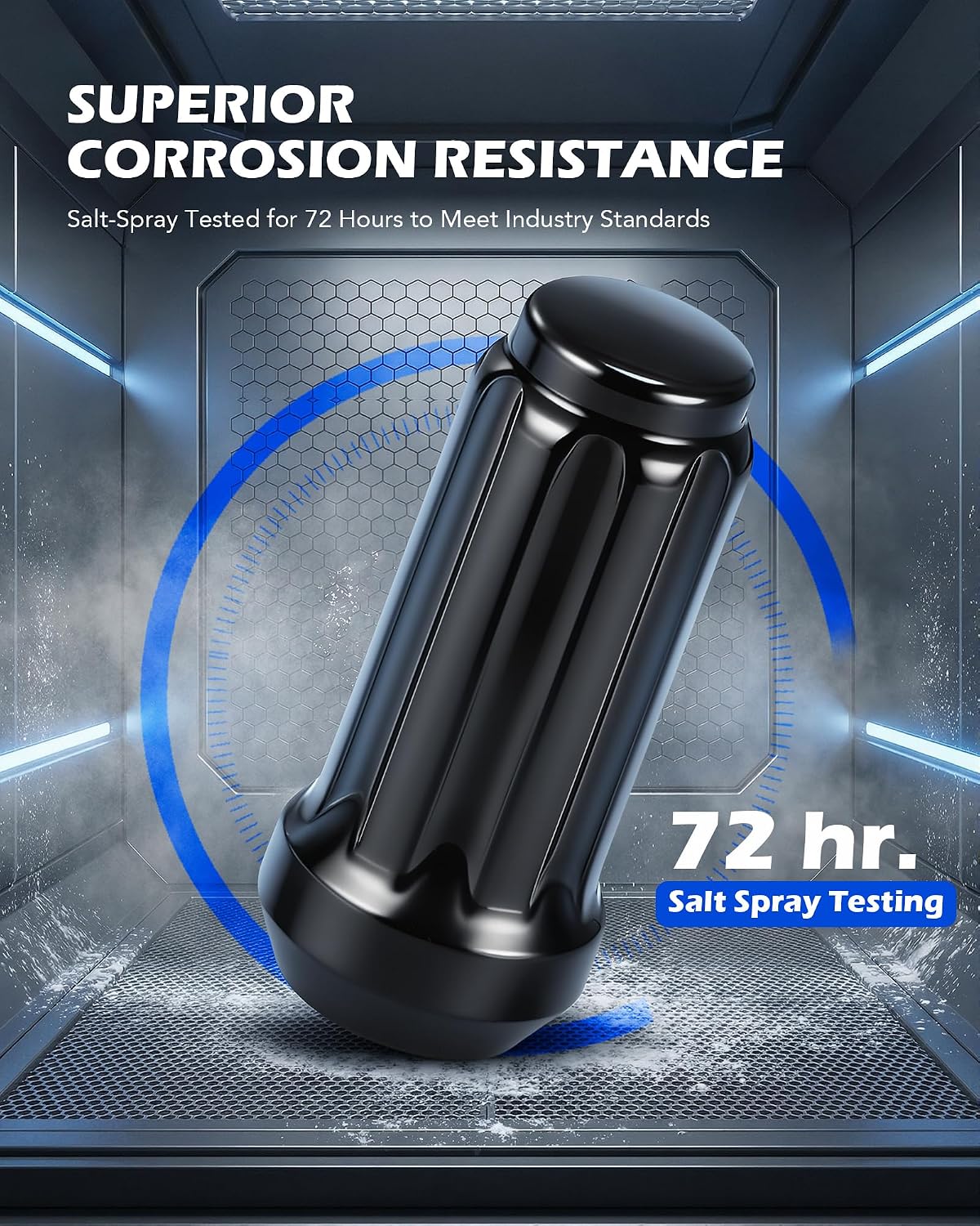 OMT M14x1.5 Lug Nuts with Cone Seat, 32pcs Lug Nuts Set with 1 Socket Key