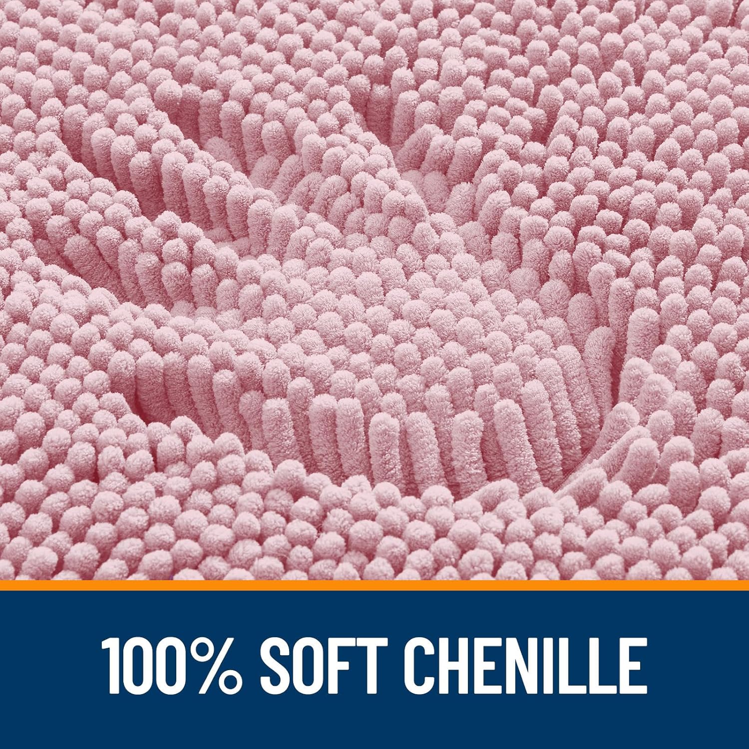 OLANLY Bathroom Rugs 30x20, Extra Soft Absorbent Chenille Bath Rugs