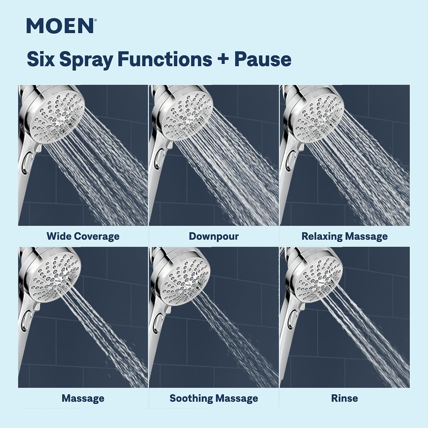 Moen 26100EP Engage Magnetix Handheld Showerhead, Chrome