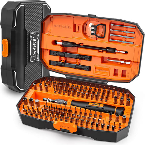 JOREST 152 in 1 Small Precision Screwdriver Set, Tool Gifts for Men, Mini Repair Tool Kit for Electronics, Macbook, Laptop, PC, RC, PS5, iPhone, Jewelers, Xbox, Glasses