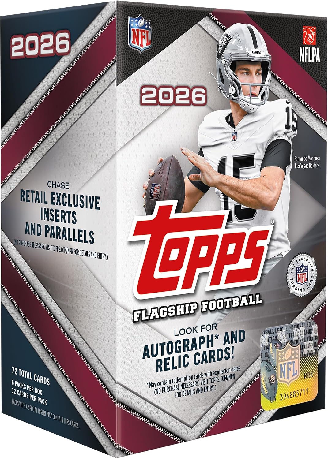 2026 Topps NFL Flagship Football - Factory Sealed - Value Box