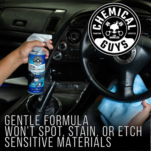 Chemical Guys SPI2201602 Total Interior Cleaner and Protectant, Safe for Cars, Trucks, SUVs, Jeeps, Motorcycles, RVs & More, 16 fl oz, (2 Pack)