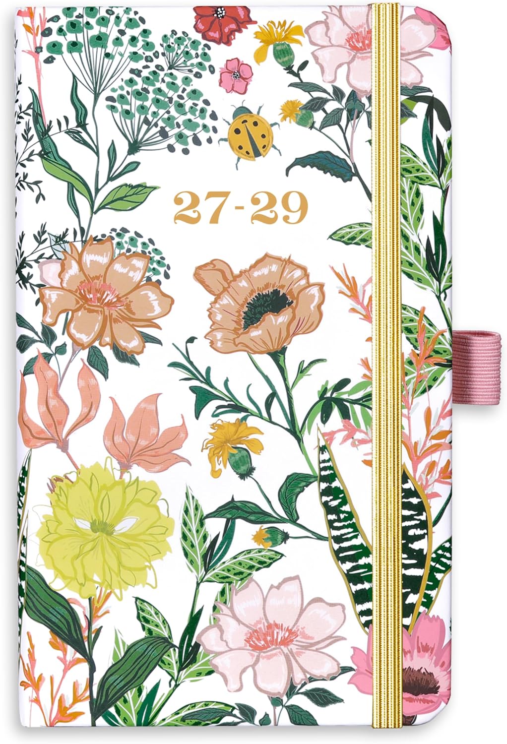 2027-2029 Pocket Planner/Calendar - Jan 2027 - Dec 2029, 3 Year Monthly Planner 2027-2029, 3.8" x 6.3", Small/Purse Planner 36 Months with Pen Holder, Inner Pocket, Elastic Closure and 61 Notes Pages