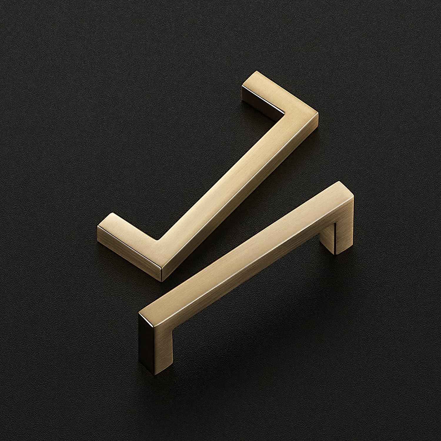 Ravinte Champagne Bronze Cabinet Handles Solid Cabinet Pulls 3 Inch 30 Pack