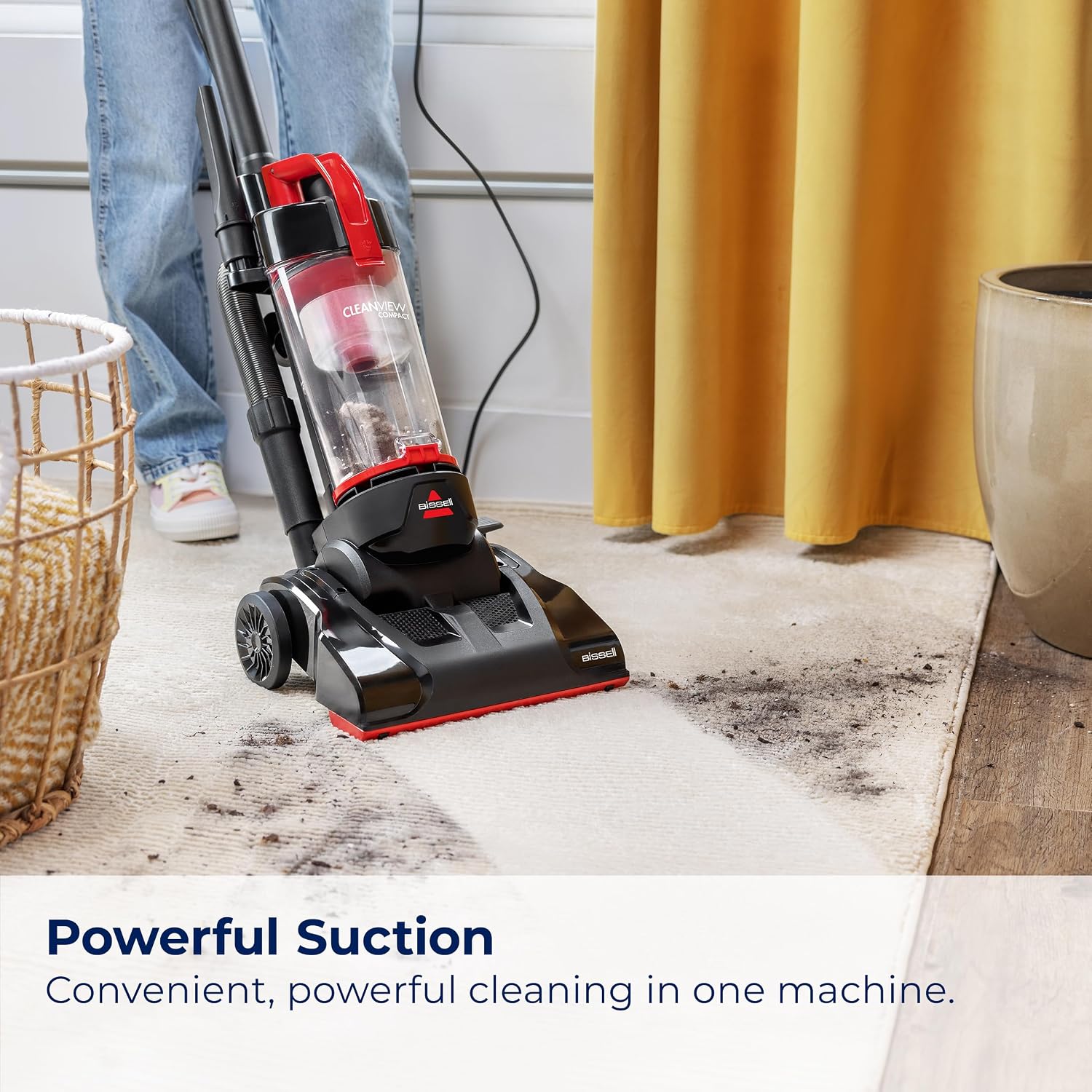 Bissell CleanView Compact, Powerful Suction & Extension Wand, 3508