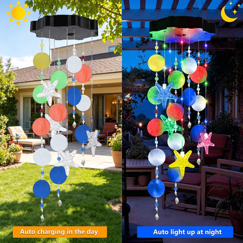 Toodour Boho Wind Chimes for Outside, Birthday Gifts for Women Mom Grandma