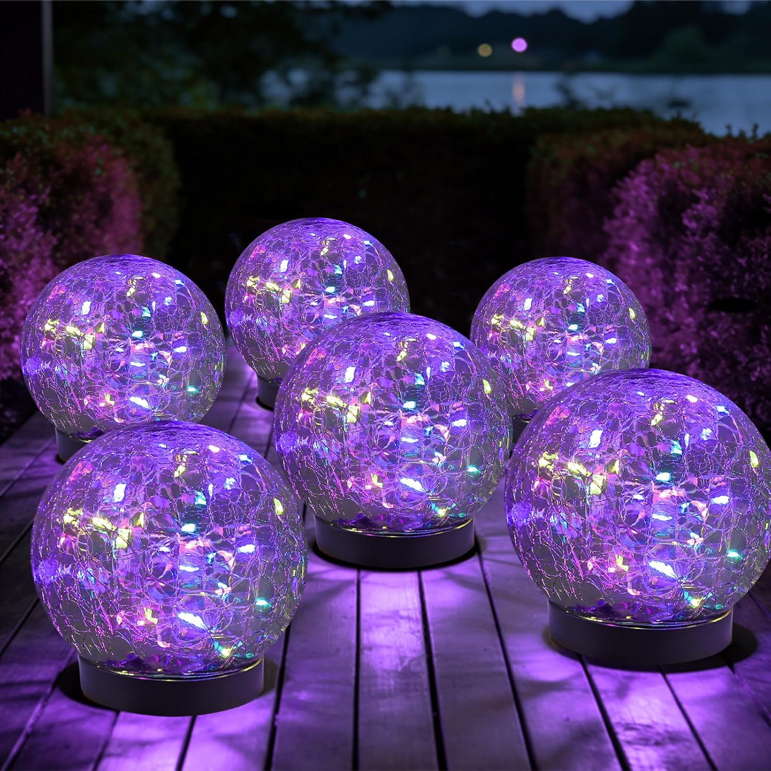 Solar Globe Lights Outdoor Waterproof-Solar Balls-Solar Garden Lights Orbs