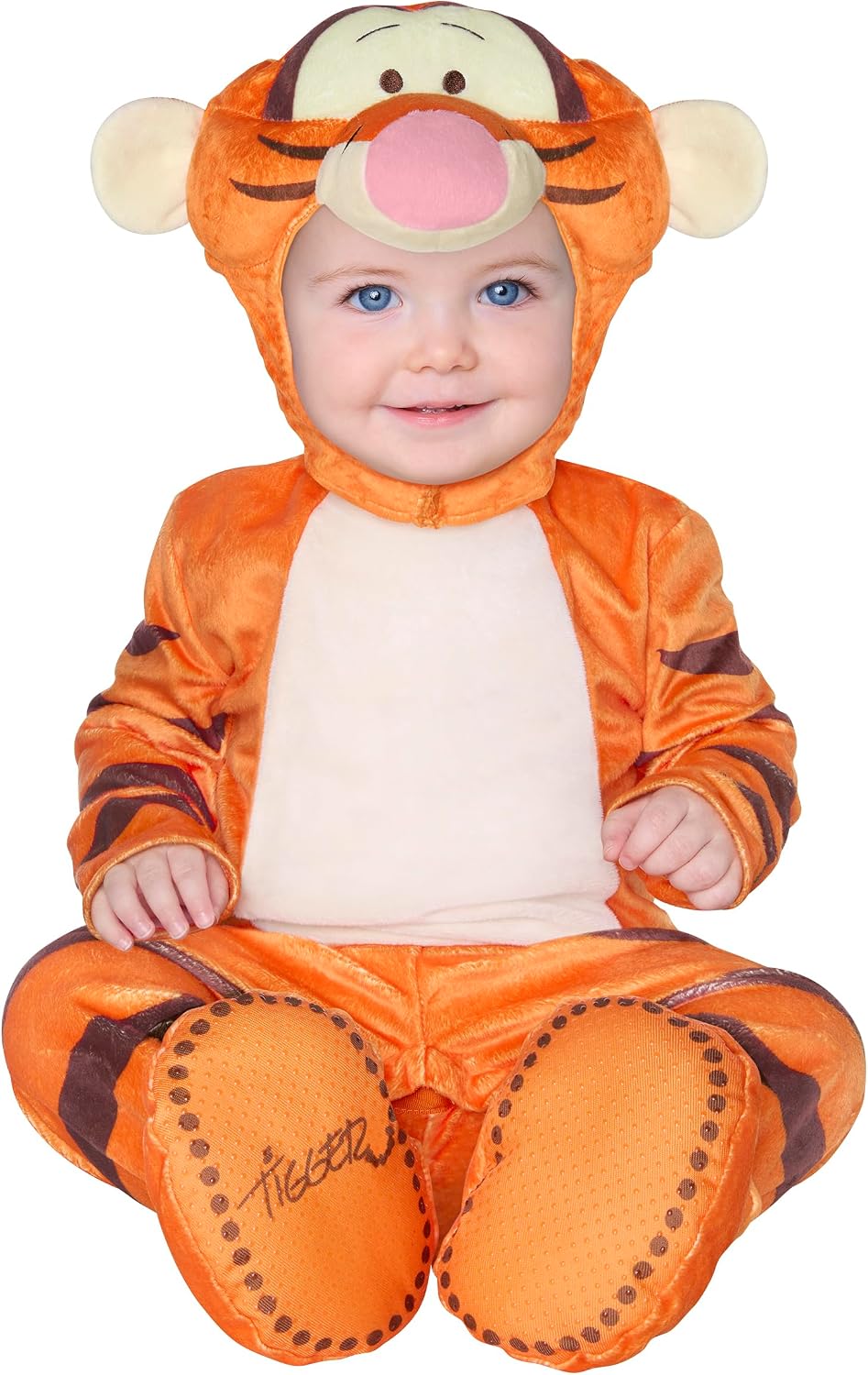 Spirit Halloween Winnie the Pooh Baby Tigger Costume | Officially Licensed | Disney | 0 to 18 months Halloween Costumes