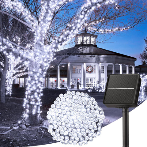 Minetom Solar String Lights Outdoor,40FT 100 LED Solar Powered String Light