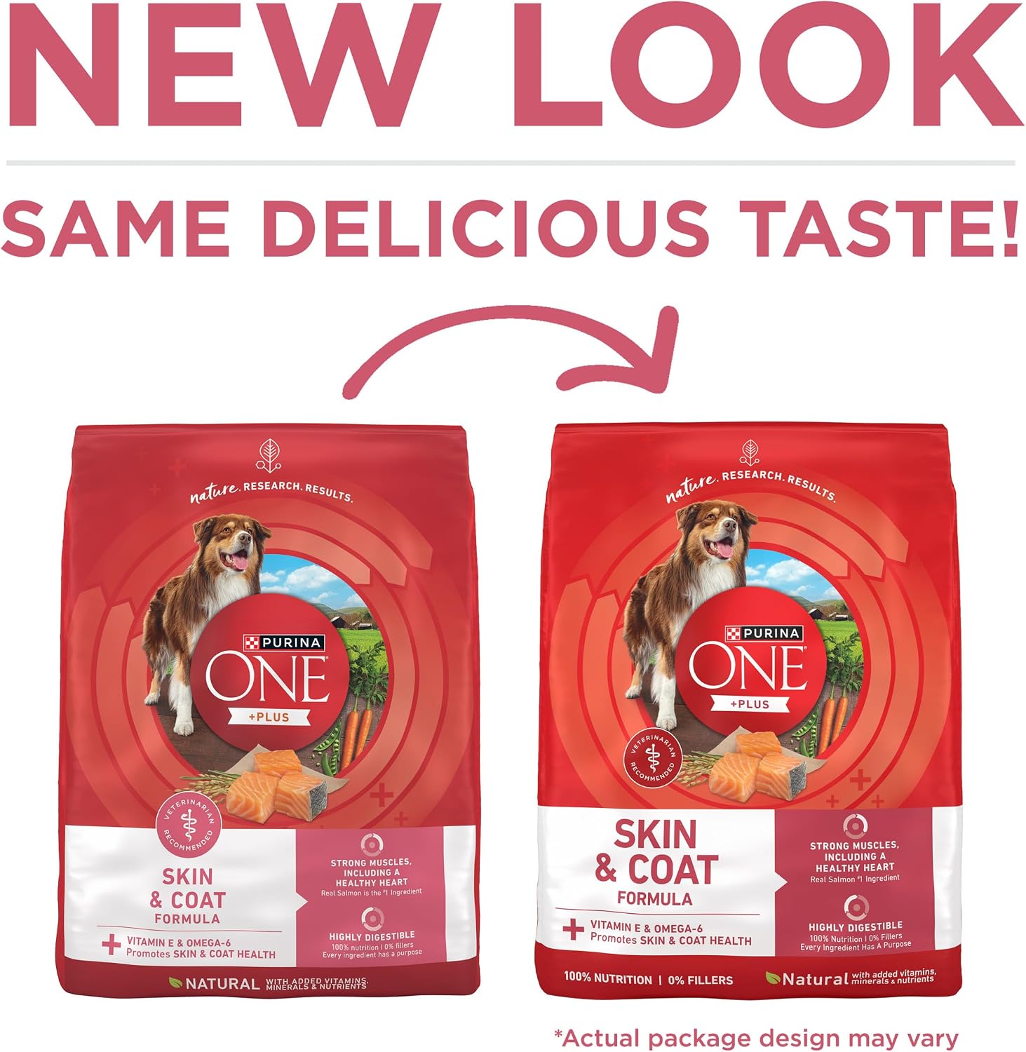 Purina ONE Plus Skin & Coat, Sensitive Stomach Dry Dog Food, 31.1 lb Bag