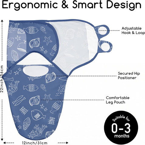 Cotton Swaddles for Newborns, Baby Newborn Swaddle 0-3 Month