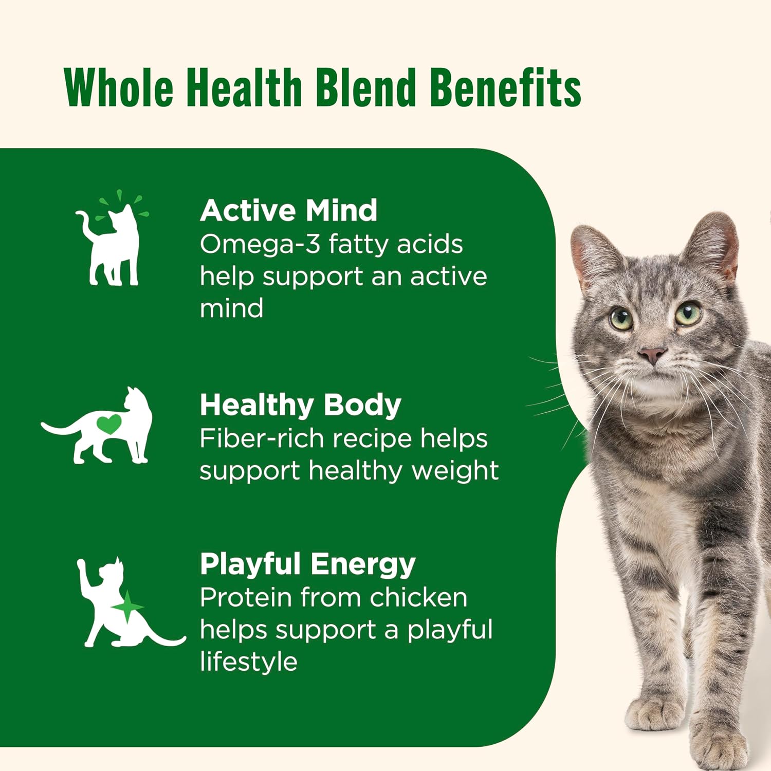 Nutrish Dry Cat Food, Chicken & Brown Rice Recipe, 14 lb. Bag (Rachael Ray)