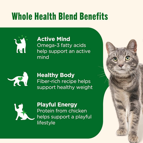 Nutrish Dry Cat Food, Chicken & Brown Rice Recipe, 14 lb. Bag (Rachael Ray)