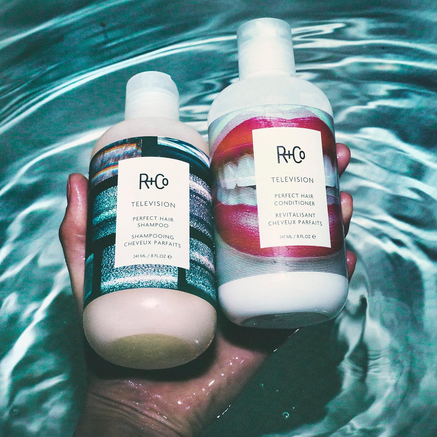 R+Co Television Perfect Hair Shampoo and Conditioner Set, 8.5oz (2 Pack)