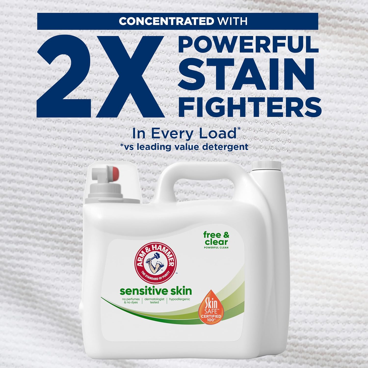 ARM & HAMMER Sensitive Skin Free & Clear Liquid Laundry Detergent