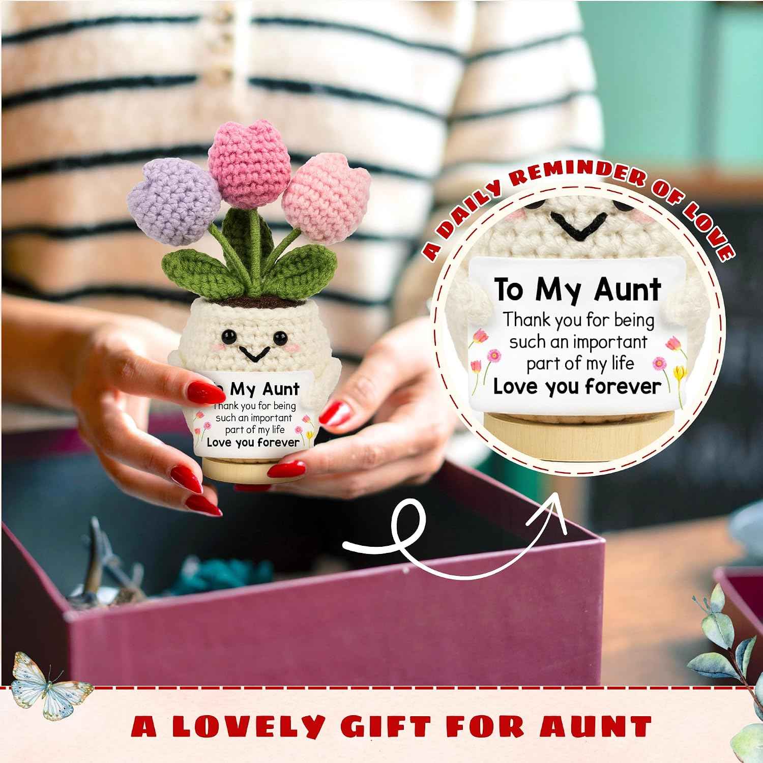 Aunt Gifts - Auntie Christmas Birthday Gifts for Aunt from Nephew Niece