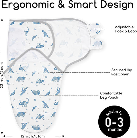 Cotton Swaddles for Newborn, Baby Newborn Swaddle 0-3 Month