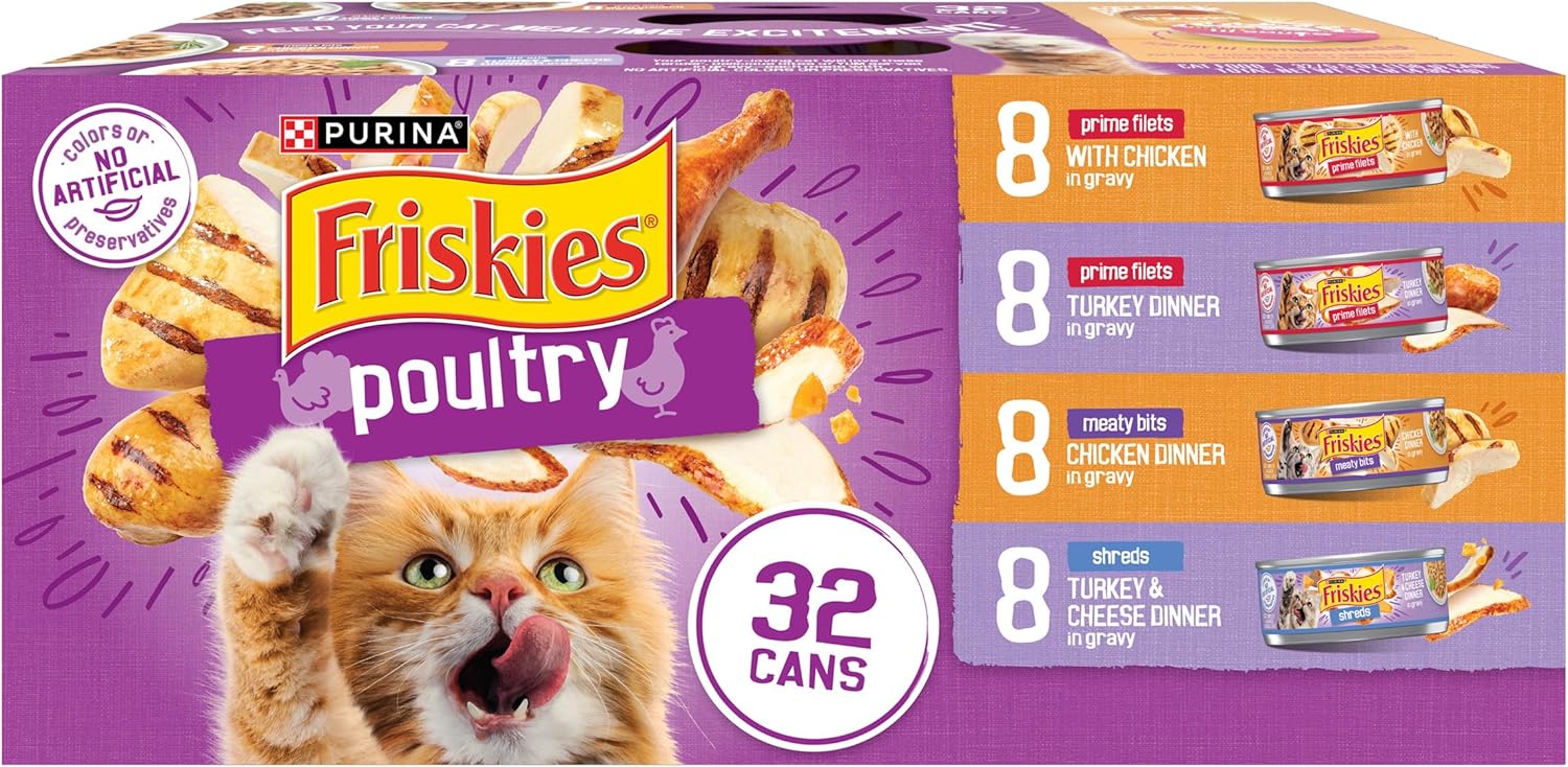Friskies Purina Poultry Variety Pack, 11 lb