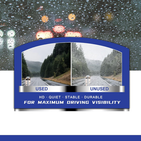 OEM QUALITY 22" + 22" Premium All-Seasons Stable And Quiet Windshield Wiper Blades(Set of 2)