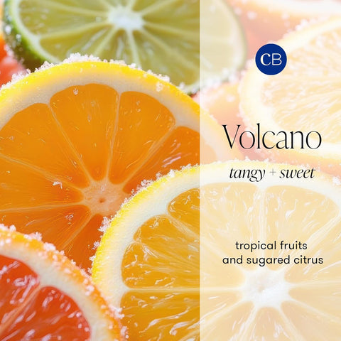Capri Blue Volcano Fragranced Car Diffuser with Refills - Volcano Car Air Freshener Diffuser - Includes Tropical Fruit Scented Refills