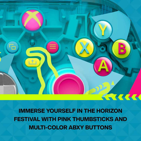 Xbox Wireless Gaming Controller | Forza Horizon 6 Limited Edition | Consoles, PCs, TVs, mobile, and more | Dynamic Lighting Effects | Wireless, Bluetooth, USB-C Connectivity